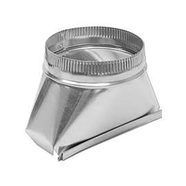 LAMBRO 138 Round Range Hood Transition, Aluminum