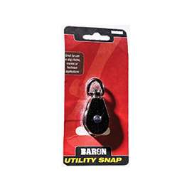 BARON C-0173ZD-2 Swivel Eye Single Rope Pulley, 22 lb Weight Capacity