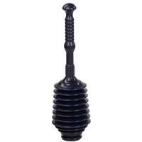 GT Water Products MP100-1 Drain Plunger, 6-1/2 in Cup, Pommel Top Handle, Blue
