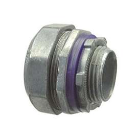Halex 91625 Conduit Connector, 1/2 in, Compression, Zinc