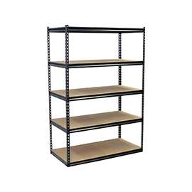 Storage Concepts 5-Shelf Boltless Shelving, 72 In L X 48 In W X 24 In D, 800 Lb