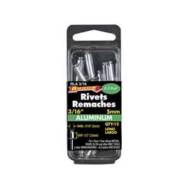 Arrow RLA3/16 Long Pop Rivet, 1/2 in L, Aluminum