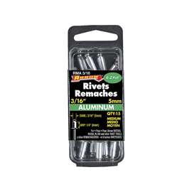 Arrow RMA3/16 Medium Pop Rivet, 1/4 in L, Aluminum