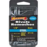 Arrow RMS1/8IP Medium Pop Rivet, 1/4 in L, Steel