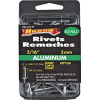 Arrow RSA3/16IP Short Pop Rivet, 1/8 in L, Aluminum
