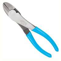 CHANNELLOCK 447 Diagonal Cutting Plier, 7-3/4 in OAL, Blue Handle