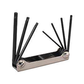 Eklind Torx 22571 Hex Key Set, T10, T15, T20, T25, T27, T30, T40 Drive, Classic Handle