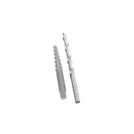 IRWIN 53704 Spiral Extractor and Drill Bit Set, HSS