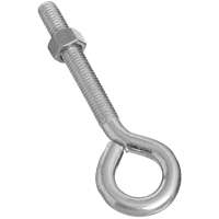 National Hardware N221-317 Eye Bolt, 1/2-13 Thread, 3-1/2 in L Thread, 1 in ID Dia Eye, Steel, Zinc