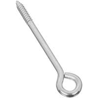National Hardware N220-699 Lag Screw Eye, 5/16 in Thread, 1.62 in L Thread, 0.62 in ID Dia Eye, Steel, Zinc
