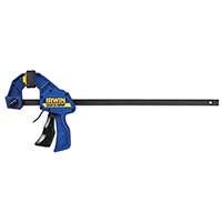 IRWIN QUICK-GRIP 1964741 Bar Clamp/Spreader, 300 lb Weight Capacity, 36 in Max Opening, 3-3/16 in D Throat