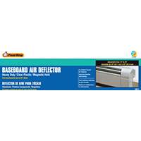 Frost King HD7 Heat and Air Deflector, 10 to 14 in L, 12-1/2 to 16 in W, Plastic, Clear