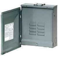 Cutler-Hammer BR Series BR816L125RP Load Center, Plug-In Mounting, 125 A, Main Lug Breaker/Load Center, 8-Space