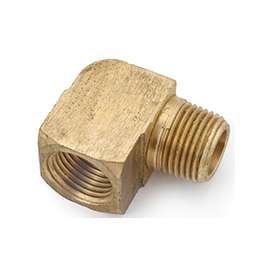 Anderson Metals 756116-06 Street Elbow, 3/8 in, FIP, MIP