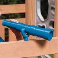 Playstar PS 7832 Discovery Telescope, 11-3/4 in D, Plastic, Blue
