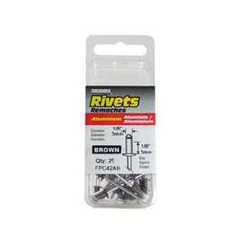 SUREBONDER FPC42AB Short Blind Rivet, 1/8 in L, Aluminum