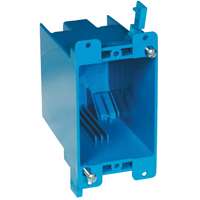 Carlon B120R Outlet Box, Clamp Cable Entry, Clamp Mounting, PVC