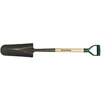 UnionTools 47107 Drain Spade Shovel, 14 in L x 5-1/4 in W Blade, Hardwood Handle