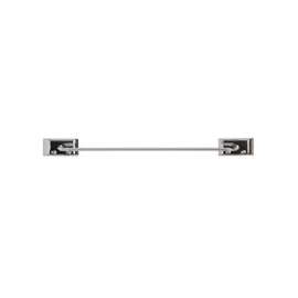 DECKO 38120 Towel Bar, Steel, Chrome, Surface Mounting