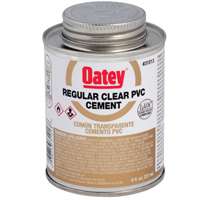 Oatey 31014 Solvent Cement, Clear, 16 oz Can