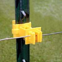 Zareba IT2XY-Z Snap-On Extender Insulator, Polyethylene, Yellow