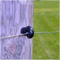 Zareba IWSIRB-Z Screw-In Ring Insulator, Black