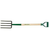 AMES 2826200 Spading Fork, 4-Tine, Steel Tine, Hardwood Handle