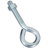 National Hardware N347-666 Eye Bolt, 5/8 in Thread, 3-1/4 in L Thread, 1-1/4 in ID Dia Eye, Steel, Zinc