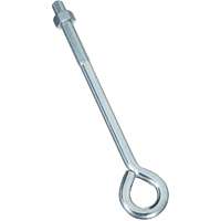 National Hardware N347-690 Eye Bolt, 5/8 in Thread, 3-3/4 in L Thread, 1-1/4 in ID Dia Eye, Steel, Zinc