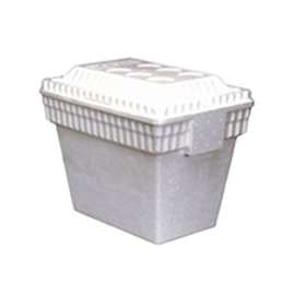 LIFOAM 3542 Ice Chest, 30 qt Cooler, Styrofoam, White