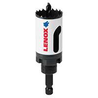 Lenox Speed Slot 1772491 Hole Saw, 1/4 in Arbor, 1-9/16 in D Cutting, M2 HSS Cutting Edge