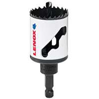 Lenox Speed Slot 1772931 Hole Saw, 1/4 in Arbor, 1-9/16 in D Cutting, M2 HSS Cutting Edge
