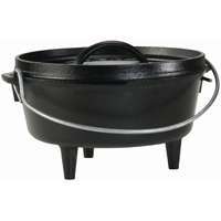 Lodge L12CO3 Camp Dutch Oven, 6 qt Capacity, Iron, Black
