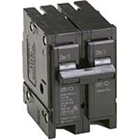 Cutler-Hammer BR220 Miniature, Type BR Circuit Breaker, 120/240 V, Thermal Magnetic Trip, Plug-In Mounting