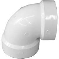 GENOVA 700 Series 70715 Drain Pipe Elbow, 1-1/2 in Hub, 90 deg