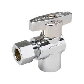 Southland 190-432HC Stop Valve, 3/8 x 1/2 in Compression x Sweat, Brass, Chrome