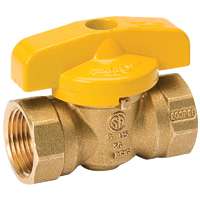 B & K ProLine 210-523RP Gas Ball Valve, 1/2 in FPT, Brass