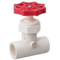 Southland 105-323 Stop and Waste Valve, 1/2 in Compression, CPVC