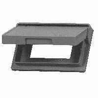 Eaton Wiring Devices S3966 Cover, 7 in L, 4-1/2 in W, Rectangular, Thermoplastic, For Decorator or GFCI