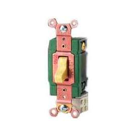 Eaton Wiring Devices 3032V Toggle Switch, 120/277 V, Flush Mounting, Polycarbonate, Ivory
