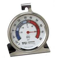 TAYLOR 3507 Refrigerator/Freezer Dial Thermometer, -20 to 80 deg F, Analog Display, Gray