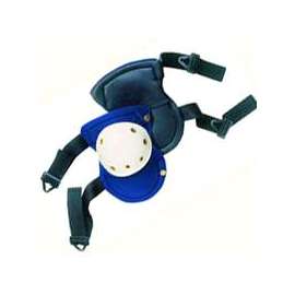 CLC V6355 Easy Swivel Knee Pad, Buckle Closure, Elastic Strap, Blue/White