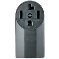 Eaton Cooper Wiring 1225 Power Receptacle, 30 A, Black