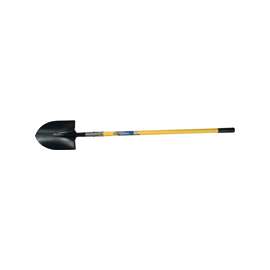 AMES 25332100 Shovel with Crimp Collar, 11-1/2 in L x 8-3/4 in W Blade, Fiberglass Handle