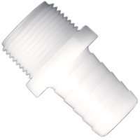 Anderson Metals 53701-1212 Hose Adapter, 3/4 in Barb, 3/4 in MIP, Nylon