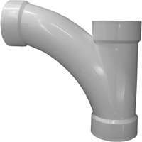 GENOVA 72540 Pipe Tee-Wye, 4 in Hub, 4 in, 4 in