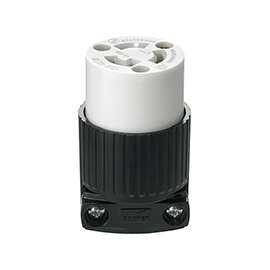 Eaton Wiring Devices WD4729 Twistlock Electrical Connector, 125 V, 15 A, Thermoplastic