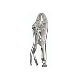 IRWIN VISE-GRIP Original 1002L3 Locking Plier, 15/16 in Jaw Opening, Curved, Nickel Jaw, Plain-Grip Handle