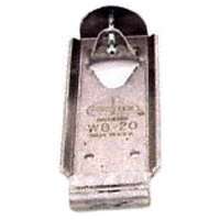 FORTEX-FORTIFLEX WB-20 Wall Bracket, Pole/Wall Mounting, Aluminum, For FB-120 and FB-124 Flat Back Buckets