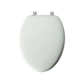 Mayfair 144CP-000 Toilet Seat, Elongated, Wood, White